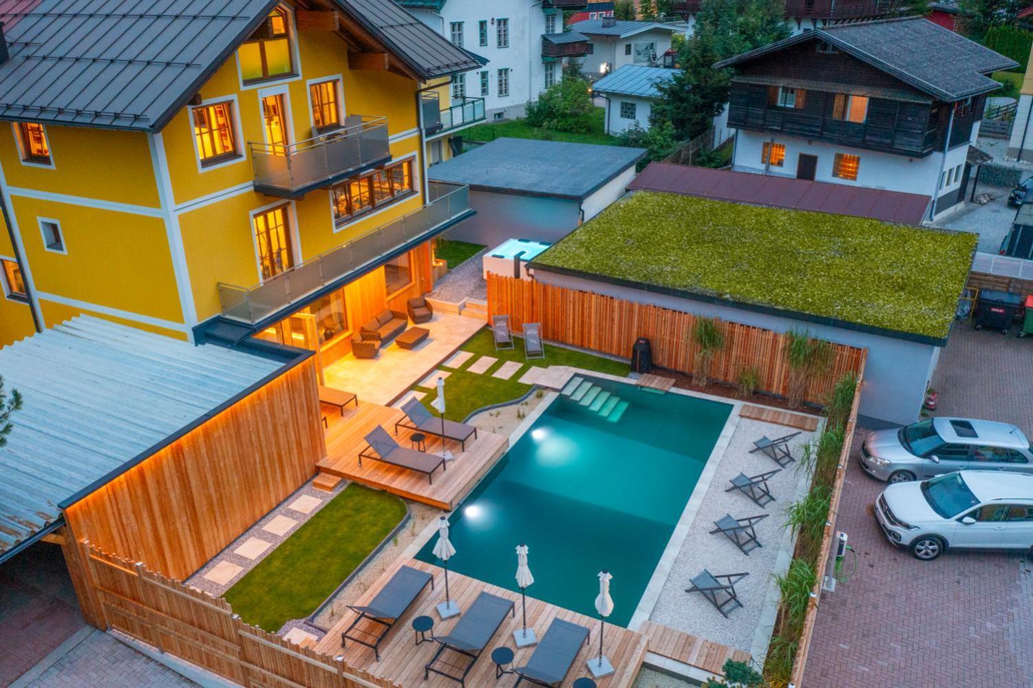 Alpinspa Zur Post Apartment - Bergbahn Von 16 Mai Bis November 2025 Inklusive 巴德加斯坦 外观 照片