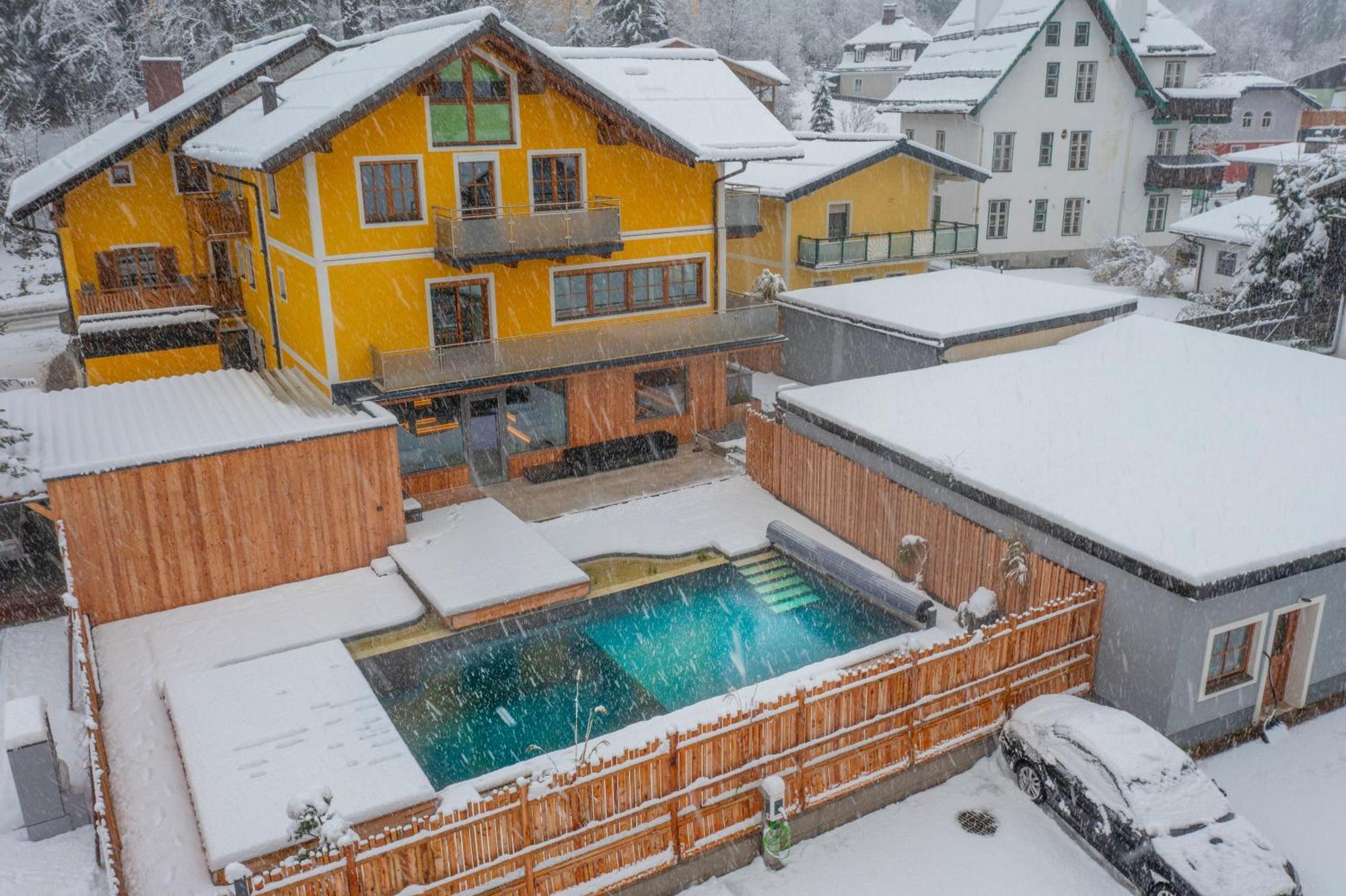 Alpinspa Zur Post Apartment - Bergbahn Von 16 Mai Bis November 2025 Inklusive 巴德加斯坦 外观 照片